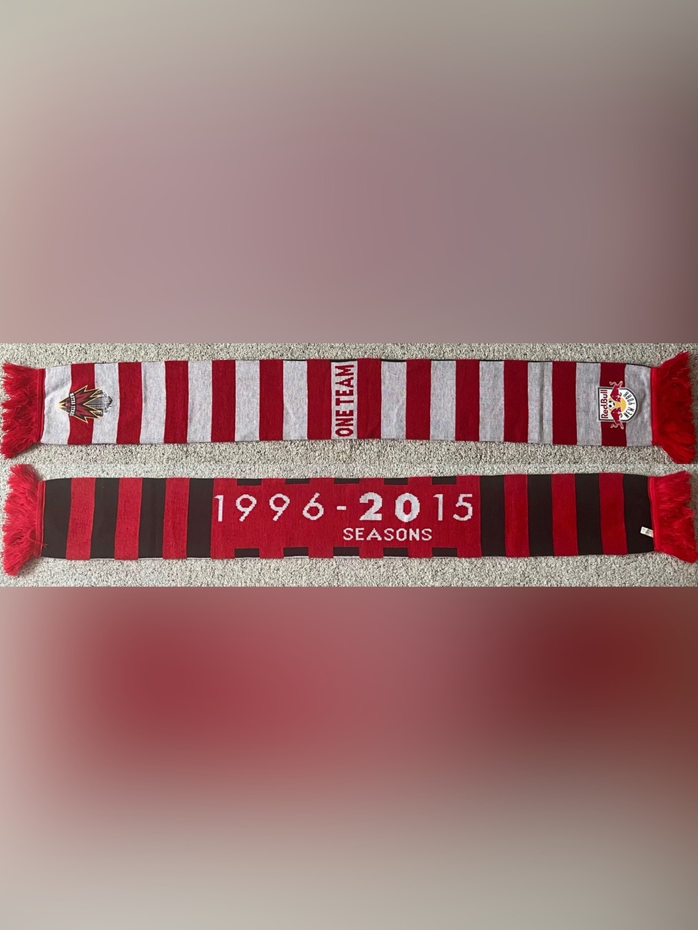 New York Red Bulls / MetroStars One Team Anniversary 1996-2015 Soccer Scarf